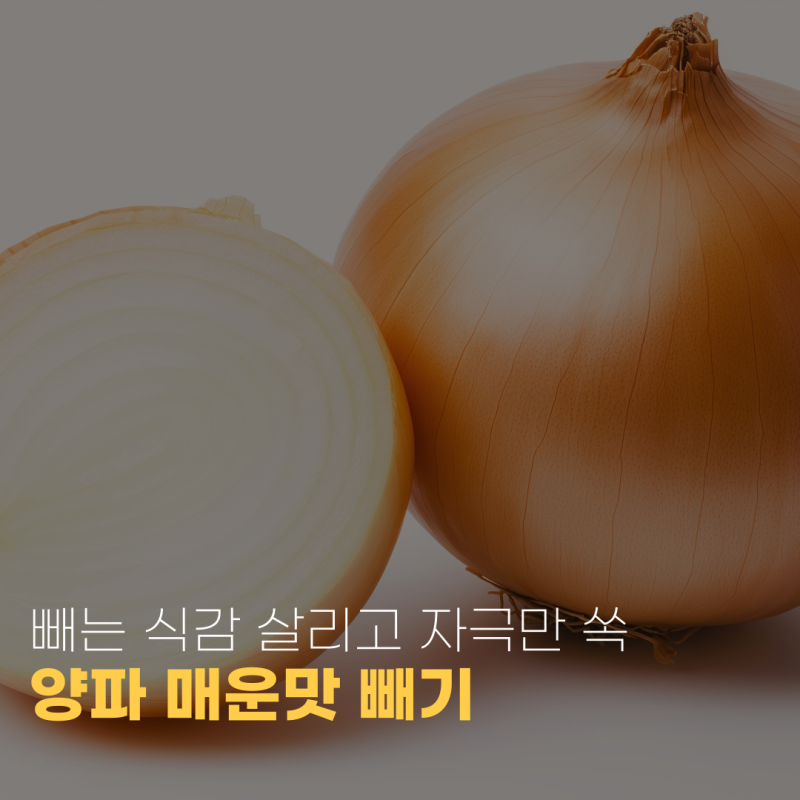 양파 매운맛 빼기, 빼는 식감 살리고 자극만 쏙 방법알아보기