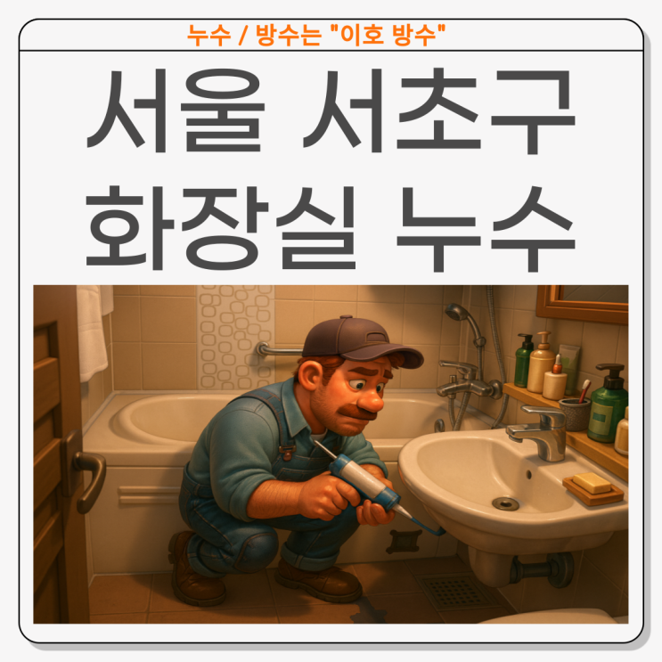  서울  화장실누수 서초구 아파트 물샘 천장 방수공사 전문 업체 추천