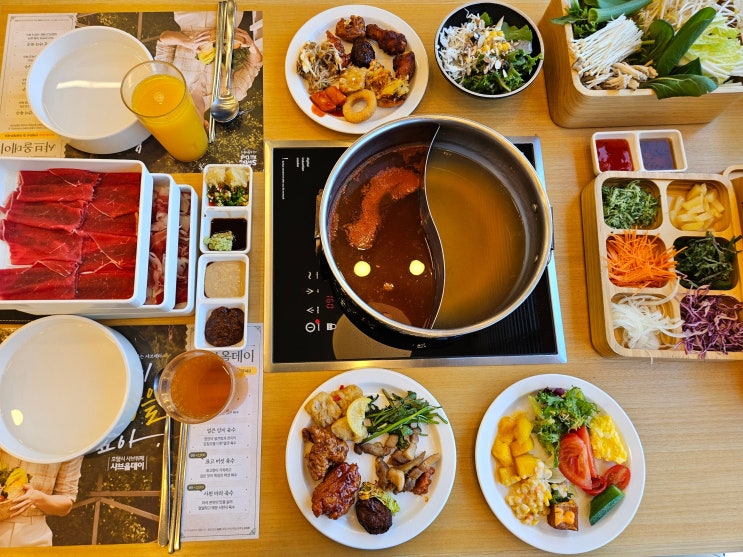  포항 문덕 해병대근처맛집 샤브샤브 무제한 뷔페 '샤브올데이 포항문덕점'