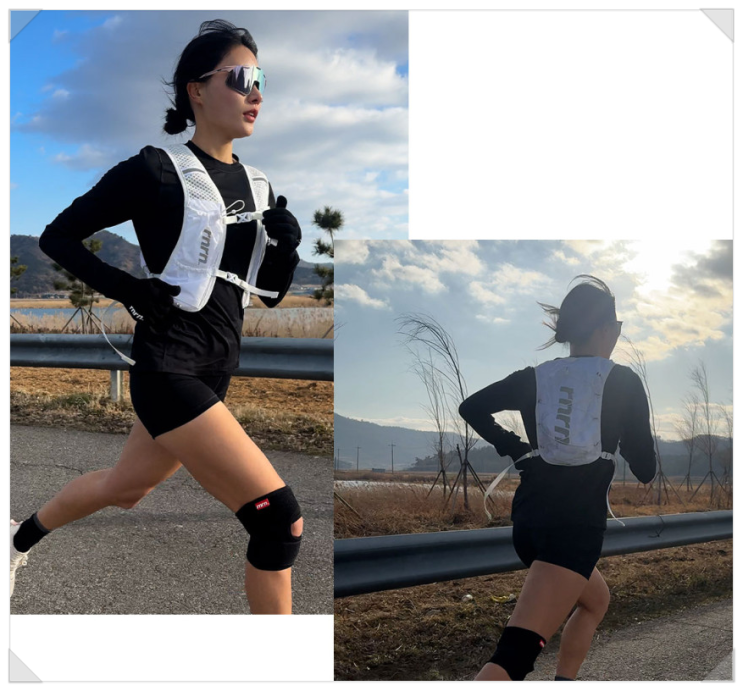  rnrn 러닝조끼 베스트 트레일 등산 런닝 마라톤 경량 가방으로 가볍게 달리기