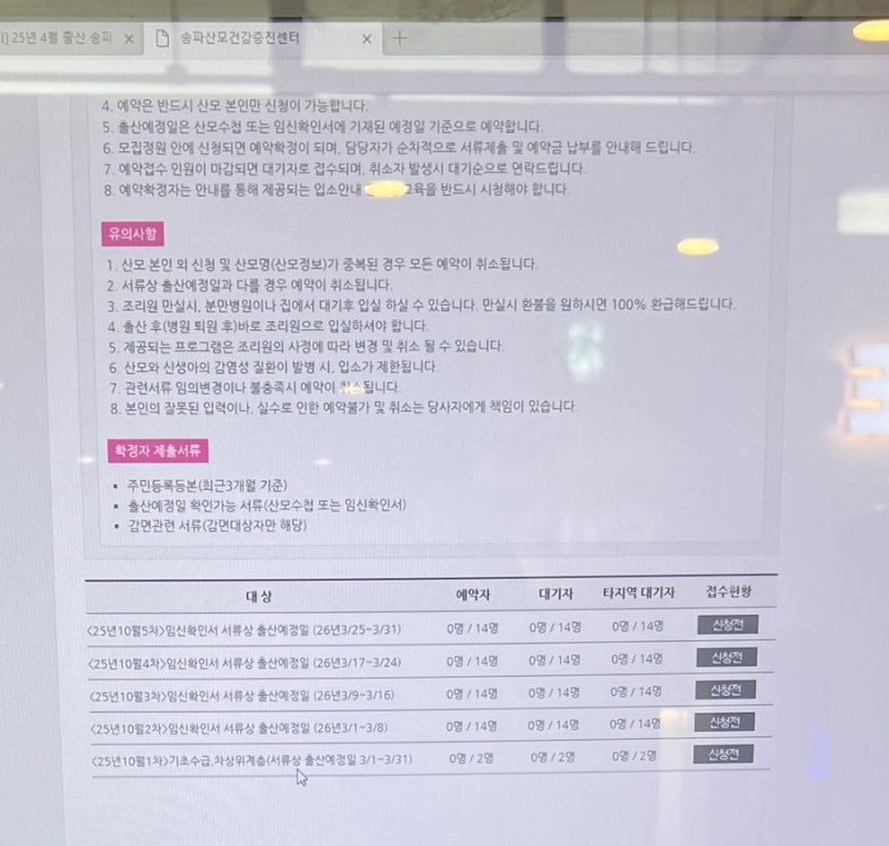 송파/잠실 산후조리원 비교 및 레이나 산후조리원 계약 후기 (+송파구 공공 산후조리원 신청 ....