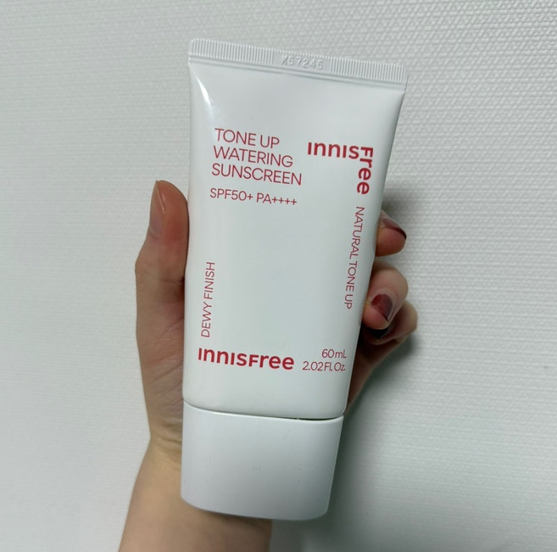 이니스프리 선크림 #톤업 워터링 선스크린 솔직 후기