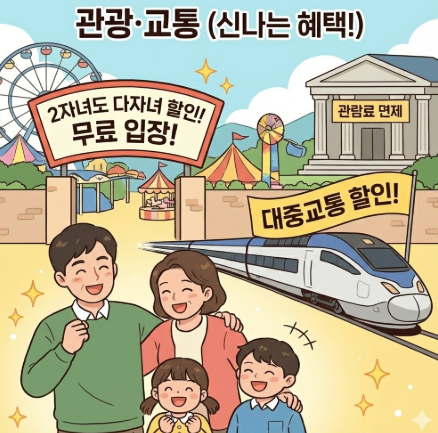  다자녀 기준 및 다자녀지원금 알아보니