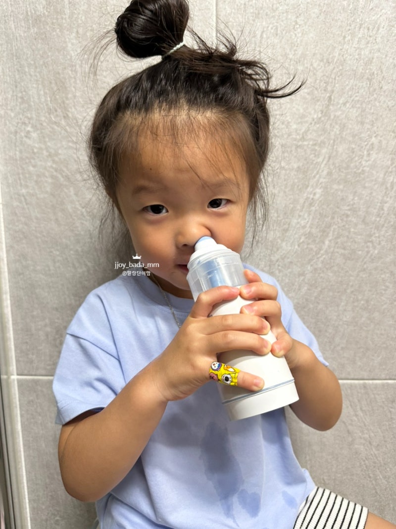 리노클리어 자동 코세척기로 아기 비염관리 시작한 우리집 루틴 기록하기