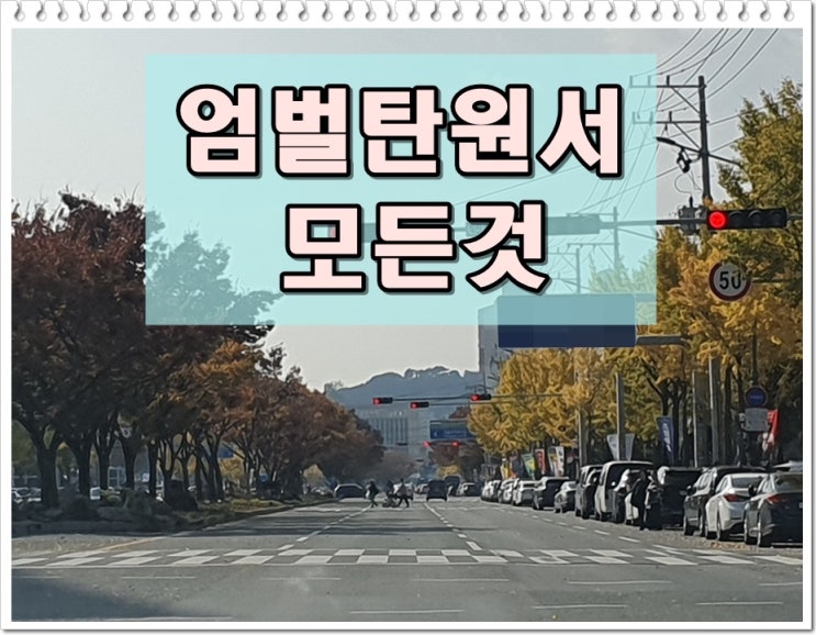  엄벌탄원서 대필 작성방법 주의사항
