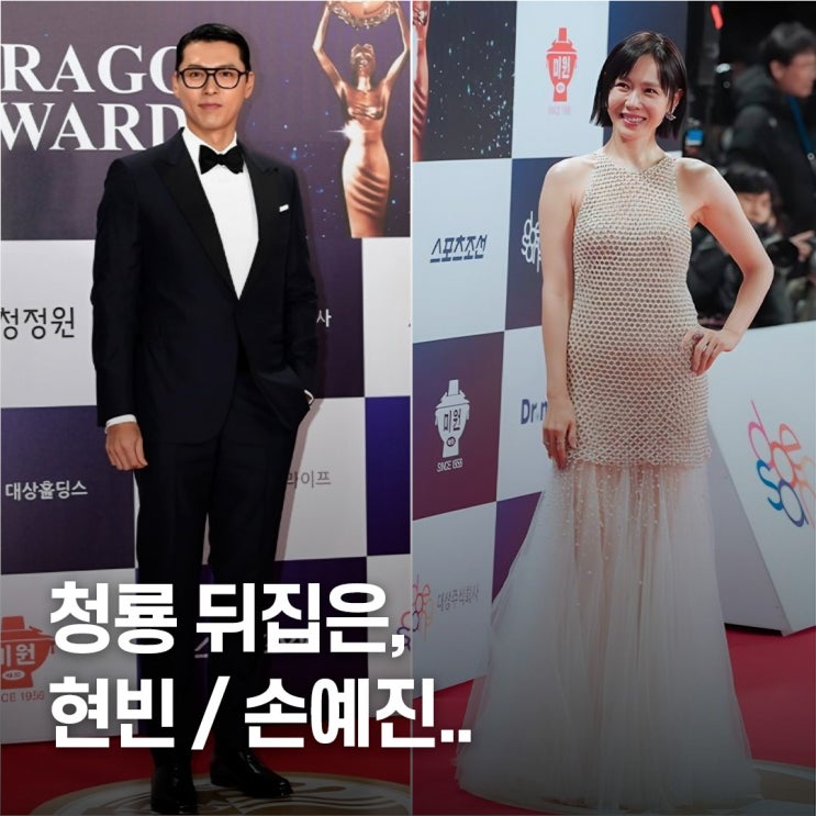  “2관왕 부부의 반전..” 킹스맨 현빈·손예진 청룡 시스루