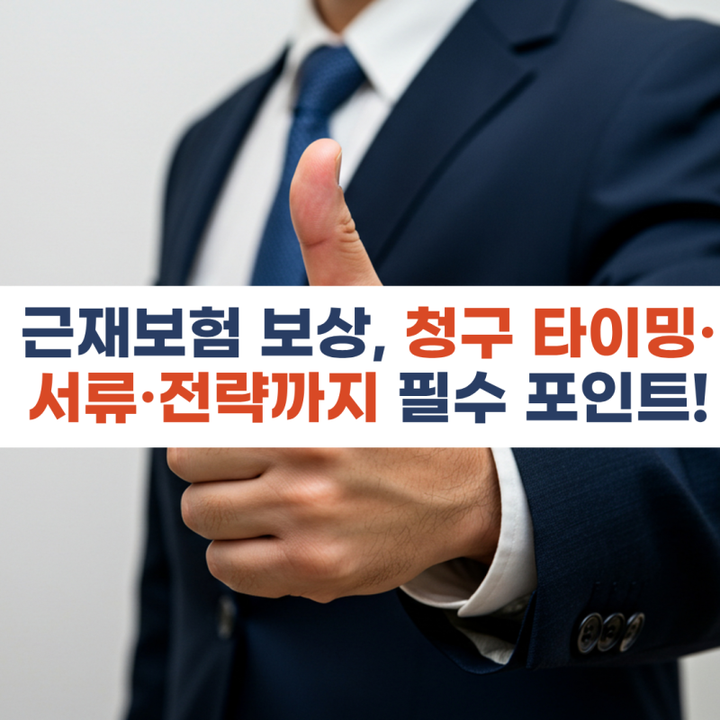 근재보험 청구 방법, 산재 끝난 뒤 이렇게 준비하세요