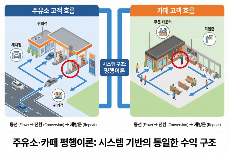  카페 매출 2배 올리는 법, 주유소 성공 사례에서 찾다 (로고스 실전 분석)