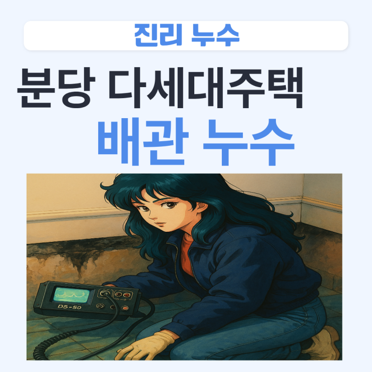 분당 배관누수 여수동 다세대 주택 비용 보험처리 잘하는 업체