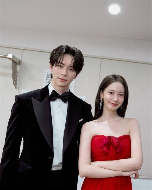 이채민-소녀시대 윤아, 청룡영화상서 다시 만난 '폭군의 요리사' 커플… 여전히 절친