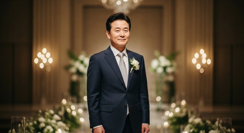 중년 남성 결혼식 하객 패션, 40~50대도 이렇게 입으면 멋있어요