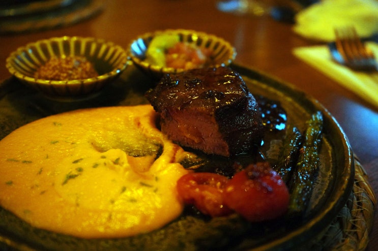  와이프 생일 기념 재방문 제주 외도 제주코스요리 맛집 — 칸스 다이닝 제주