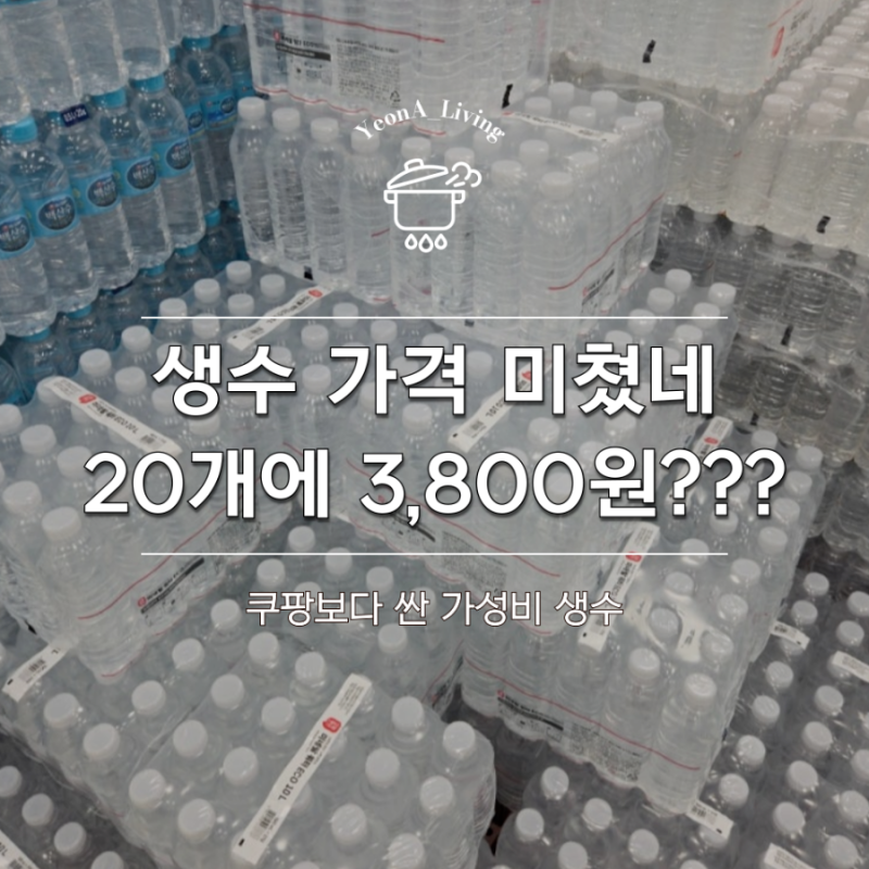 롯데마트 생수 20개 3,800원? 진짜 가성비 미쳤다 [오늘좋은 미네랄워터 ECO 후기]