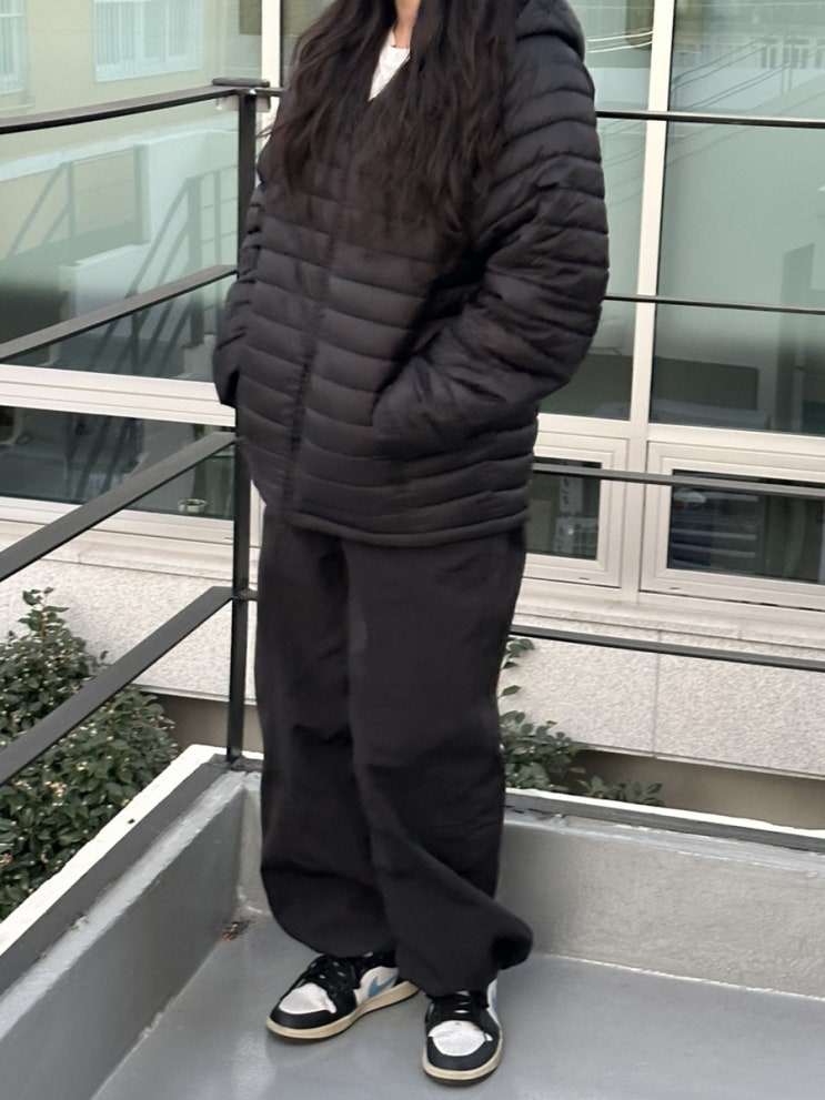  겨울 경량패딩 추천 필루미네이트 에어 라이트 패딩 블랙후기