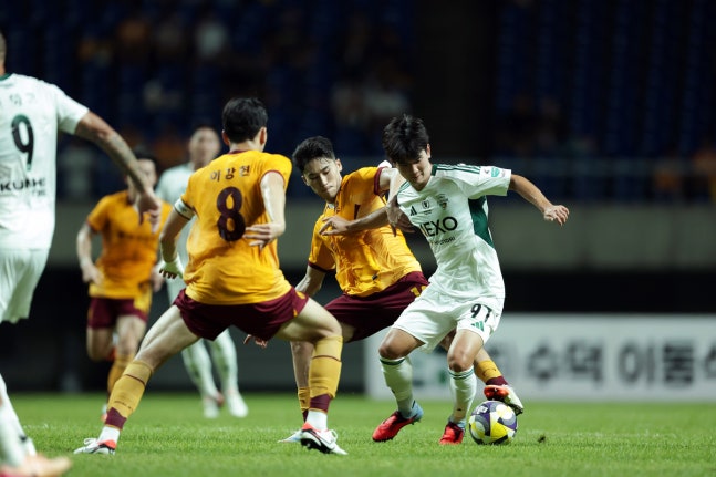 서울월드컵경기장 <b>코리아컵</b> 결승전경기 <b>광주</b>FC와 <b>전북</b>현대모... 