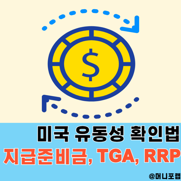  미국 유동성 지표 - 지급준비금, TGA, 역레포 RRP 뜻과 주식시장 영향