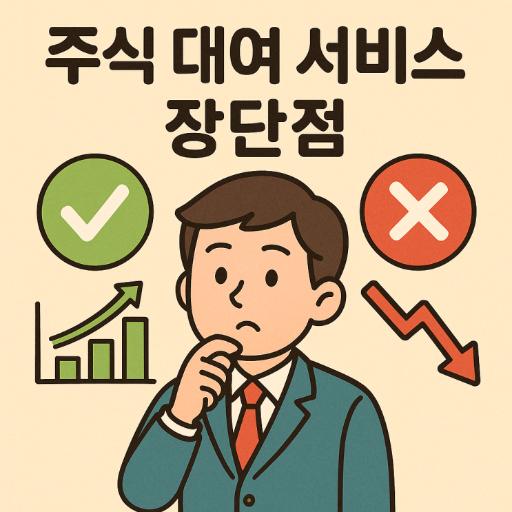  주식 대여 서비스 장단점, 수수료 수익과 공매도 활용 해지 방법 총정리