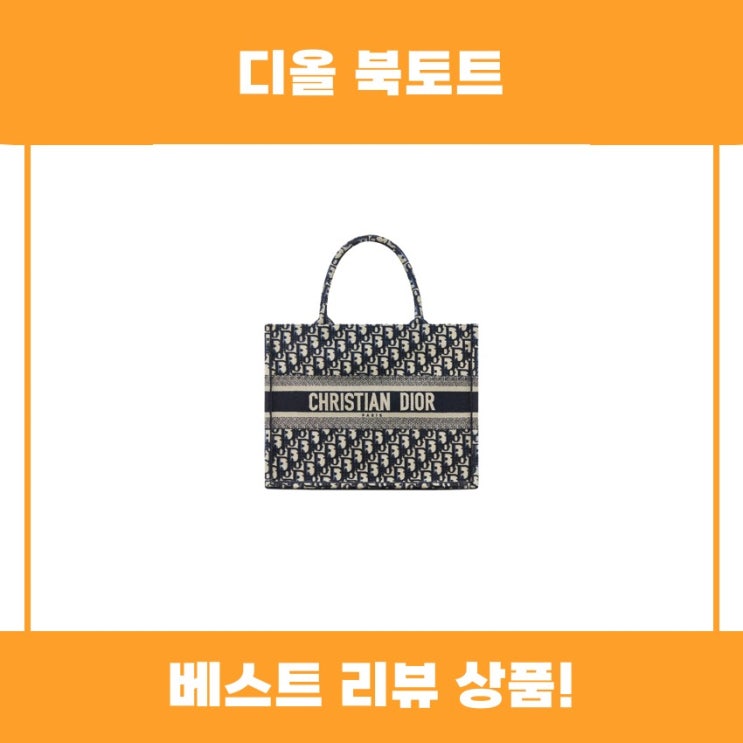  디올 북토트 미듐사이즈 추천 리뷰