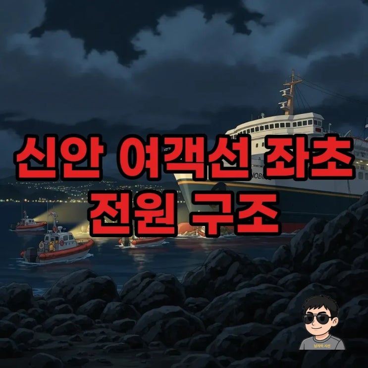 신안 <b>여객선 좌초 사고</b>, 목포 제주 항로 267명 전원 구조