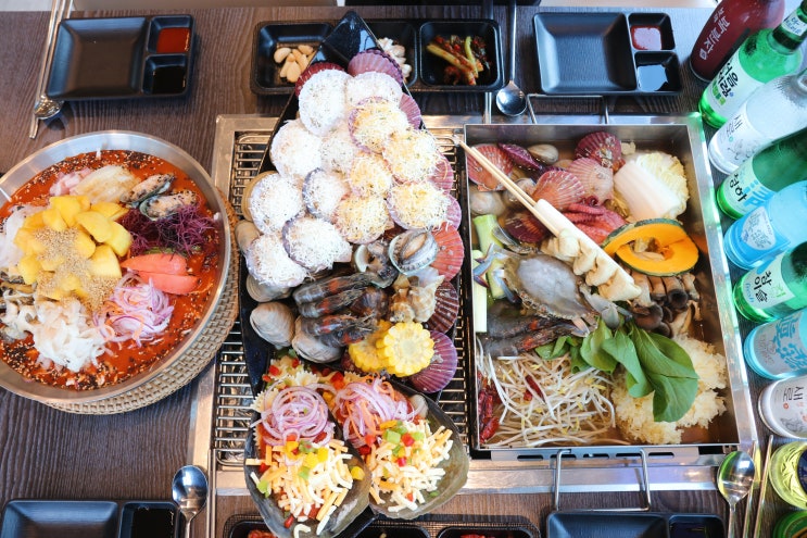  을왕리 조개구이 배터지게 즐긴 튼실이네
