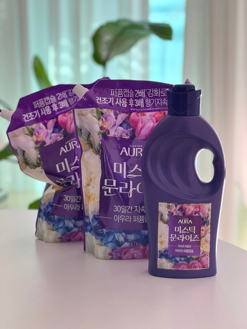 아우라 미스틱 문라이즈 퍼퓸캡슐, 향이 오래가는 섬유유연제