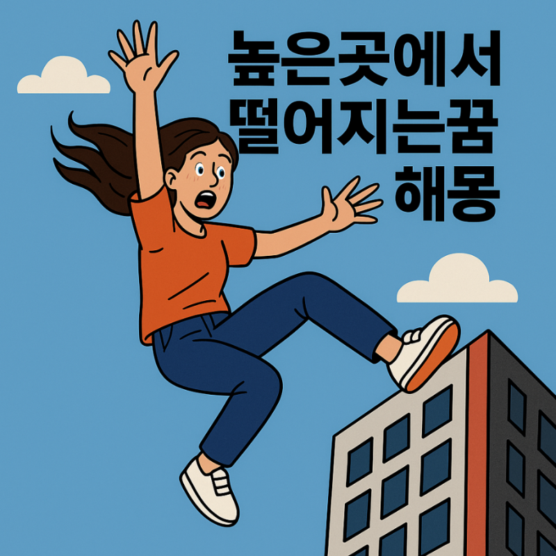 높은곳에서떨어지는꿈해몽 : 왜 떨어졌을까? 상황별 해설