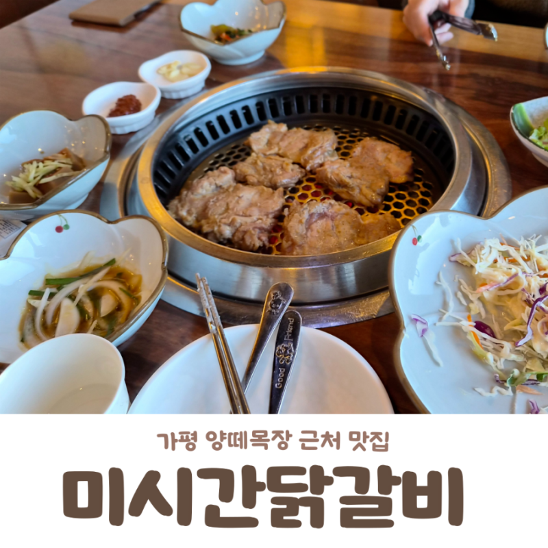 가평 양떼목장 근처 맛집 미시간닭갈비 아이동반 가족 방문 후기