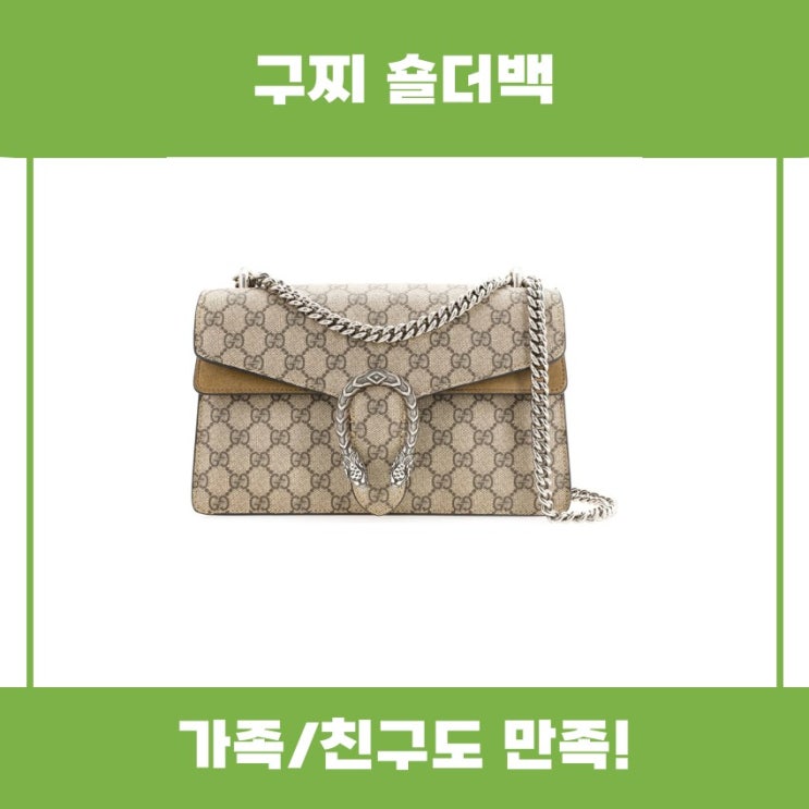  구찌 숄더백 디오니소스 호랑이 강력 추천 리뷰
