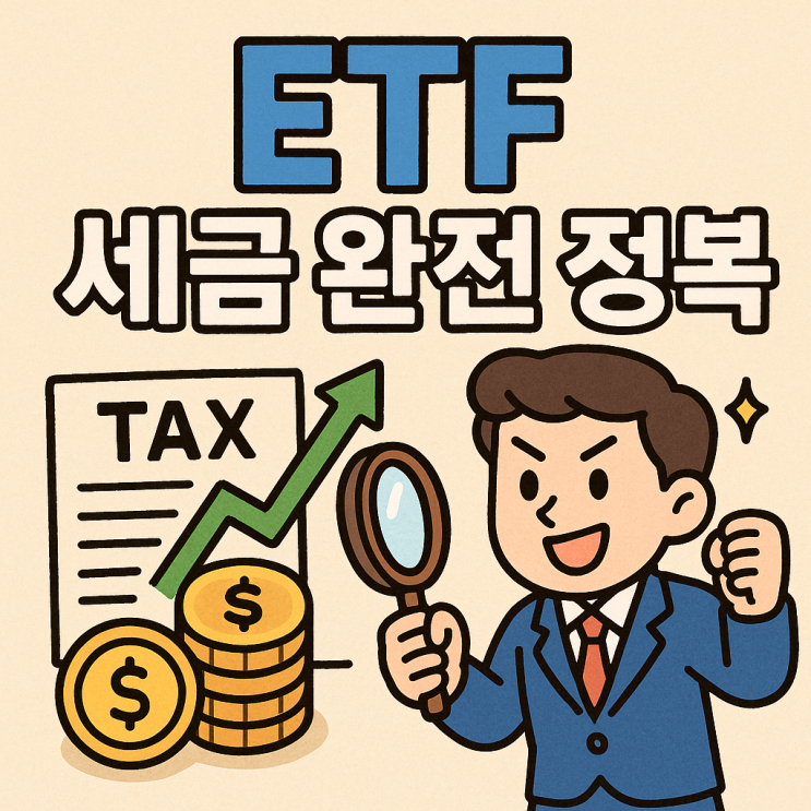  ETF 세금 완전 정복, 국내형과 해외형 차이 및 금융소득종합과세 피하는 법 (2026년 절세 전략)