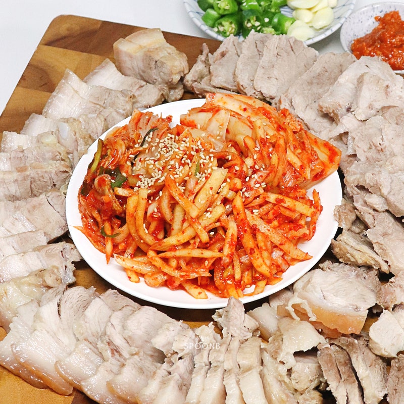 류수영 무생채 만드는법 김장철 보쌈과 찰떡 레시피