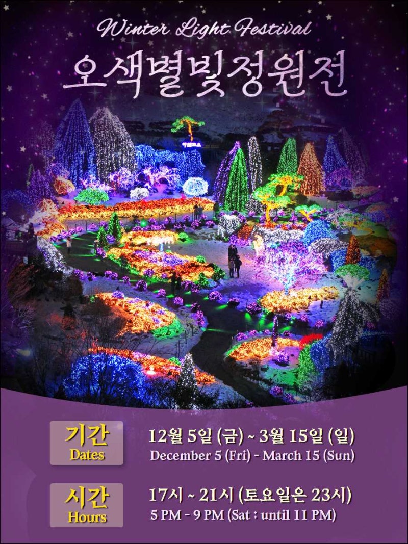 2025 겨울 아침 고요수목원 오색빛정원전 – 서울 근교 최고의 빛 축제 가이드!