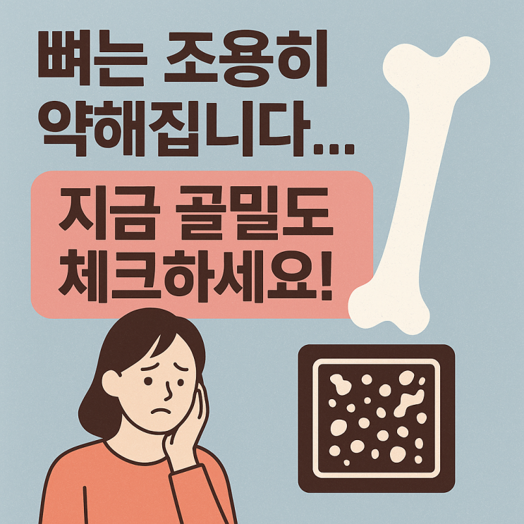  뼈 건강을 위한 골밀도 검사, 왜 꼭 받아야 할까?