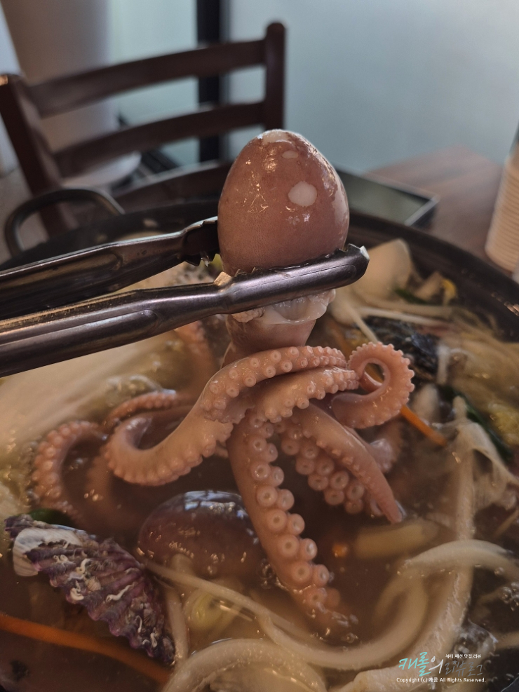 신두리 해수욕장 맛집 태안 연포탕 신두리식당