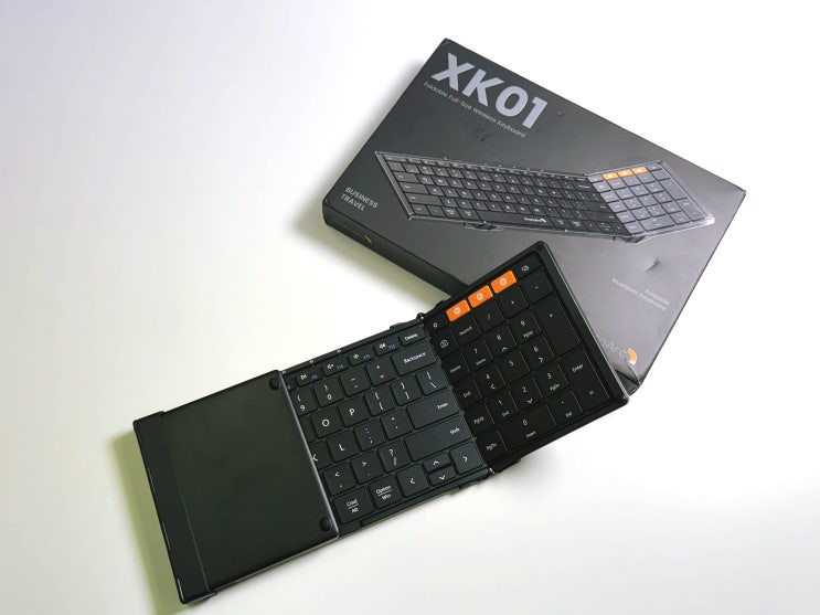 휴대용접이식키보드 저소음블루투스 ProtoArc XK01