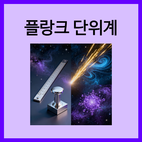  [기타 단위계]플랑크 단위계