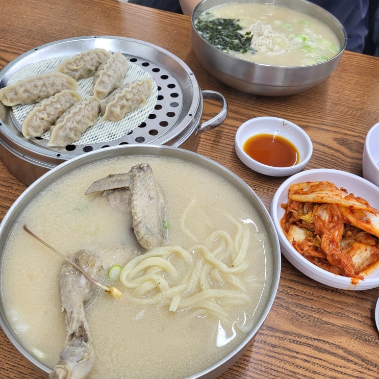  성남 맛집 점심 복정동 혼밥하기 좋은 청담닭칼국수 후기