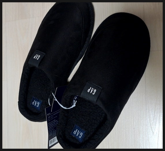 후기) GAP 헤이든 스웨이드 슬리퍼 (250/23,100원)