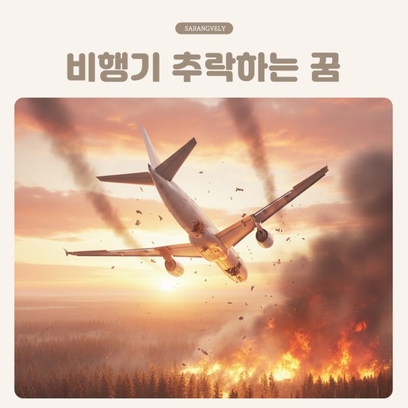 비행기 추락하는 꿈, 추락하는거 보는 꿈, 비행기 놓치는 꿈 해몽