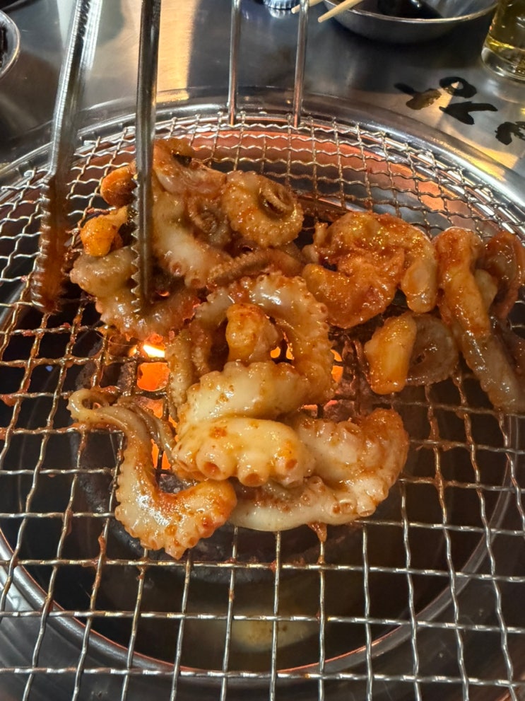 [용강동숯불쭈꾸미구이] 마포 쭈꾸미 맛집 숯불구이 내돈내산 후기