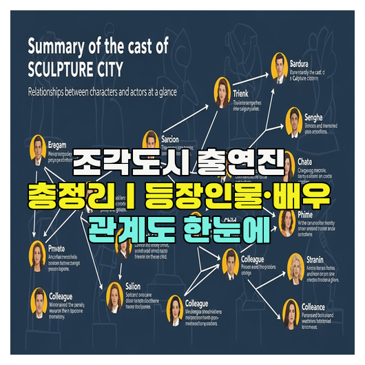  조각도시 출연진 총정리｜등장인물·배우 관계도 한눈에