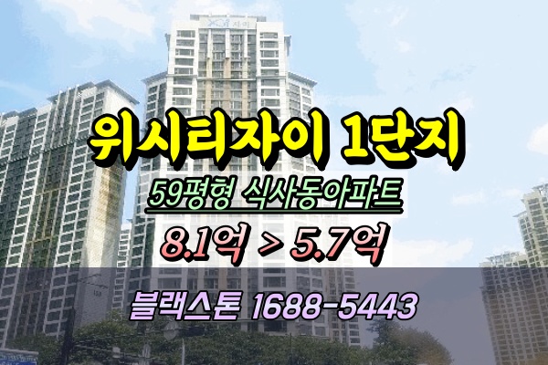  위시티일산자이 1단지 경매 59평 ︎2025타경63263