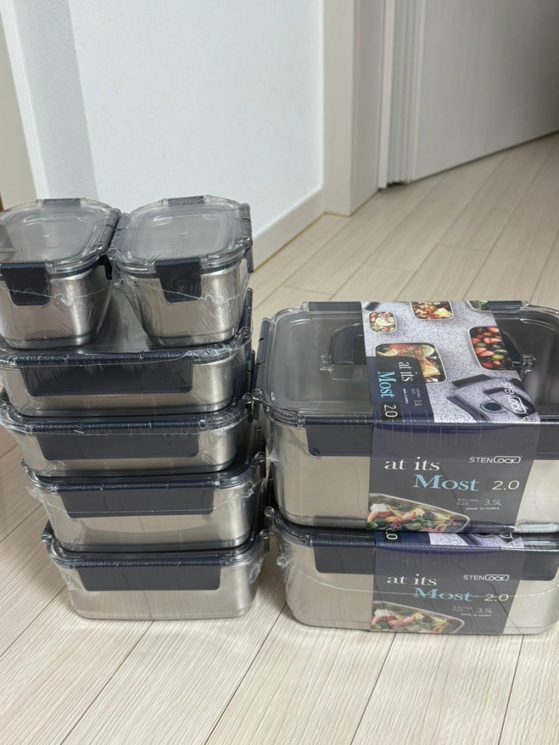 [내돈내산/신혼살림] 스텐락 모스트 국산스텐밀폐용기 반찬통추천