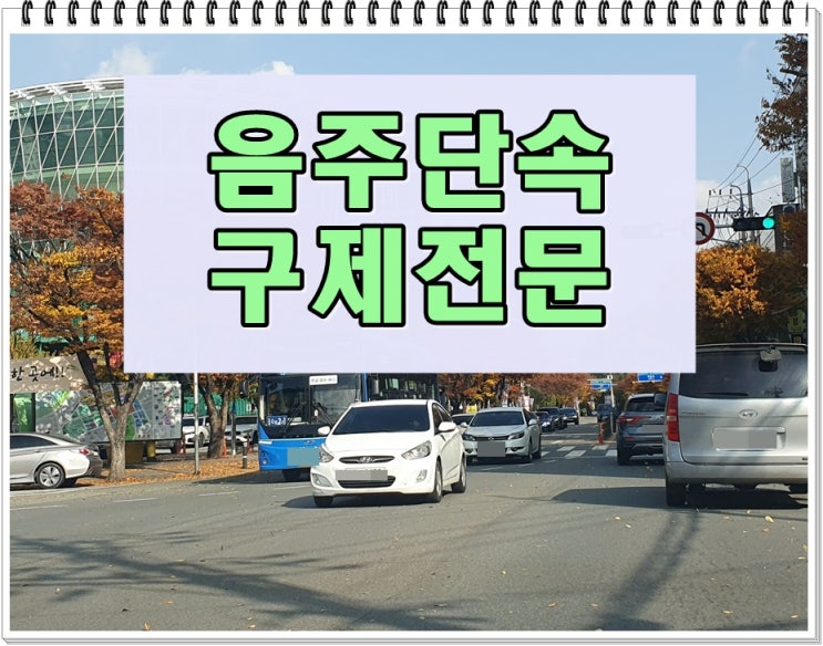  의정부 음주운전 단속 면허취소 기준과 구제