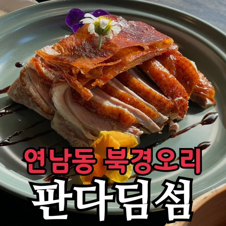  연남동 딤섬 맛집 판다딤섬 | 북경오리·홍대 데이트 중식 솔직 후기