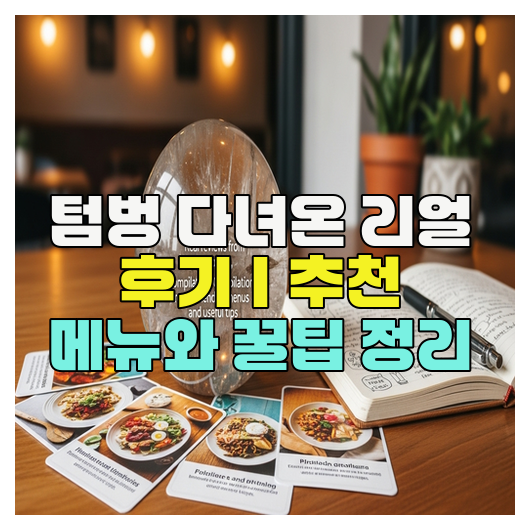  텀벙 다녀온 리얼 후기｜추천 메뉴와 꿀팁 정리