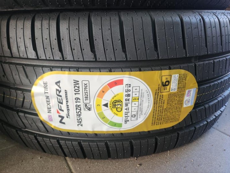  245/45R19 넥센타이어 렌탈 타이어 교체 가격