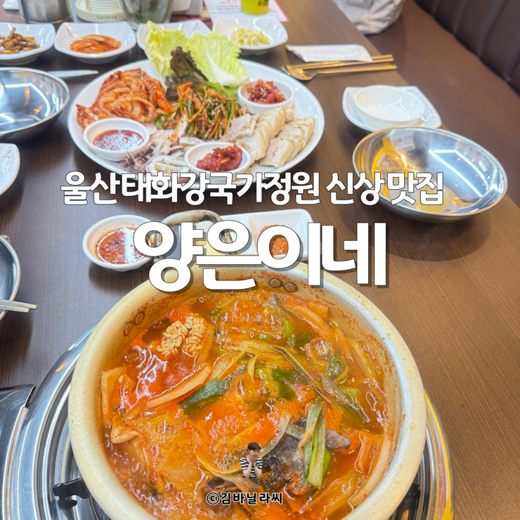  울산 태화강국가정원 맛집 양은이네 가성비 세트메뉴 추천