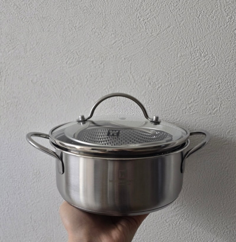 바겐슈타이거 인덕션 미니팟 16cm :: 이유식냄비 찜망 내돈내산 후기