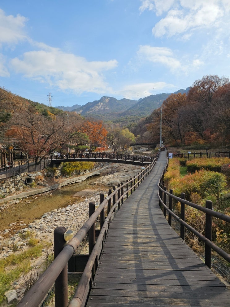  교외선 타고 송추 계곡 둘레길 가는법 / 가을산책 당일치기여행