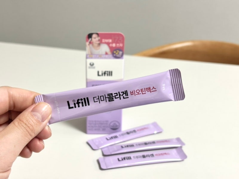 |라이필 더마콜라겐 비오틴맥스| 먹는 콜라겐 10일후기 (올영세일때 득템)